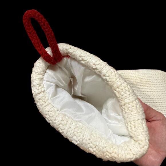Wondershop Monogram Christmas Stocking Letter S Initial Ivory Red Knit Target - Picture 8 of 9